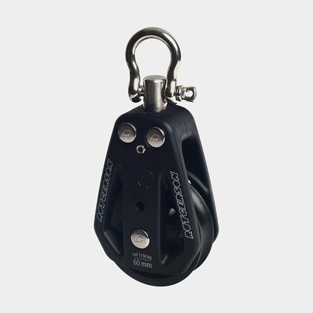 Enkelblock 80 mm, 570 g