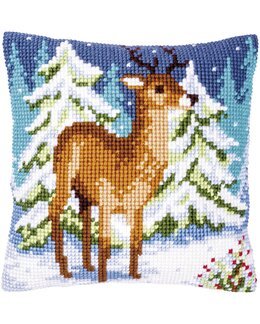 Broderikit Kudde Rådjur - Vervaco