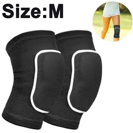 Halkskyddande knäskydd Mjuka knäskydd Andningsbara knäkompressionshylsa för dansbrottning volleyboll basketboll löpning fotboll jogging cykling konst