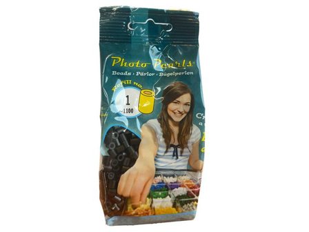 NABBI PhotoPearls nr 1 svart 1100/fp - Lyreco - Skola och förskola - Hobbymaterial - Nabbipärlor - PhotoPearls