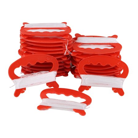 40 stk. Flyvende Drage Vindebræt m/ 30 Meter Nylon Snor til Buestreng[D]