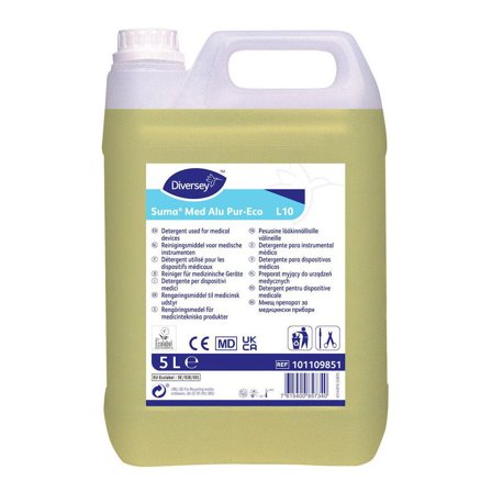 DIVERSEY Maskindisk SUMA Med Alu Pur-Eco L10 - Lyreco - Städ och hygien - Diskrengöring - Maskindiskmedel