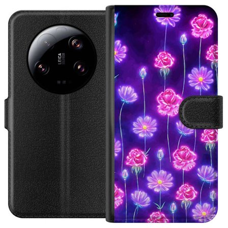 Yhteensopiva Lompakkokotelo Xiaomi 13 Ultra Bloom Reverie Electric Petals