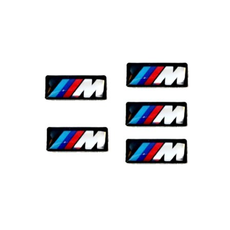 Bmw M 5-pack 11x19mm märken små emblem styling M3 M5 M6 styling 5st ,
