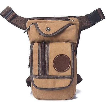 Canvas Ben Taske Fanny Pack Rider Taljetasker (Khaki)
