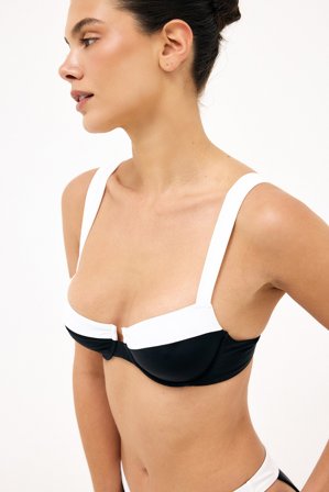 NA-KD Bikini-BH med kontrastdetalj - Bikini - Flerfärgad - EU 70D