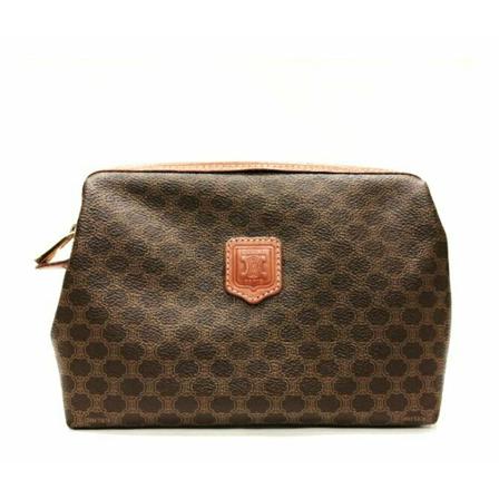 Celine Vintage Clutches , Bruin , Dames , Maat: ONE Size Vintage Tassen