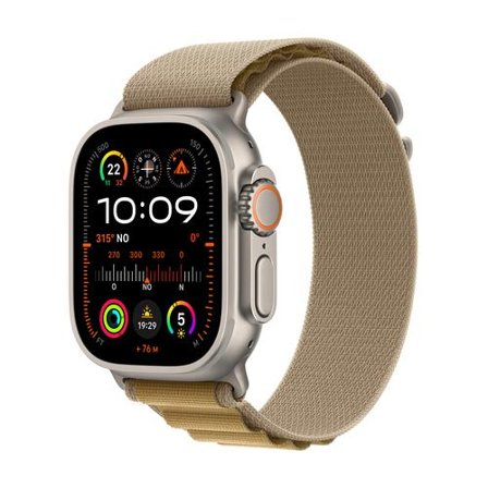 Apple Watch Ultra 2 49mm GPS+4G Titan Alpine Loop M Natural/Tan