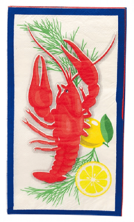 "Krepsefest servietter 20-pakke"