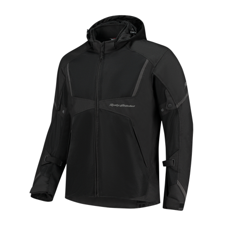 Motorradjacke Rusty Stitches Carlo Schwarz L