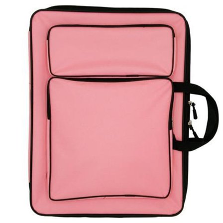 Barnmålarväska, handhållen målarväska, axelremsväska för målning - Rosa