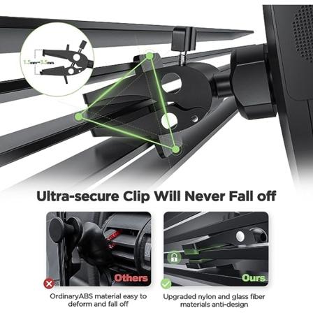 Auton puhelinteline, universaali ilmanvaihtoaukko 360° kierto auton puhelinteline yhteensopiva älypuhelimien kanssa 4-7 tuuman iPhone 14 13 Samsung 