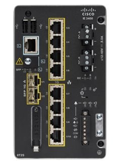Cisco Catalyst IE3400 Rugged Series - Network Advantage - switch - 10 porter - Styrt
