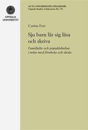 Sju barn lär sig läsa och skriva