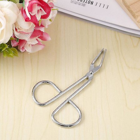 Saks med flad spids Øjenbryn Pincet Klemme Klip Fjernelse