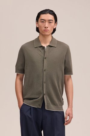 NN.07 Nalo Polo Herre Grøn Bomuld