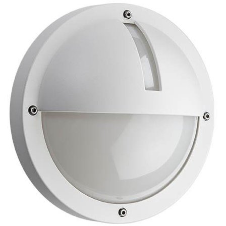 SG Armaturen Uno Veggarmatur hvit, 11,5 W, med skumringsrelé, Belysning