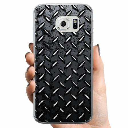 Samsung Galaxy S6 Edge Tpu Mobilskal Metalliskt Mönster