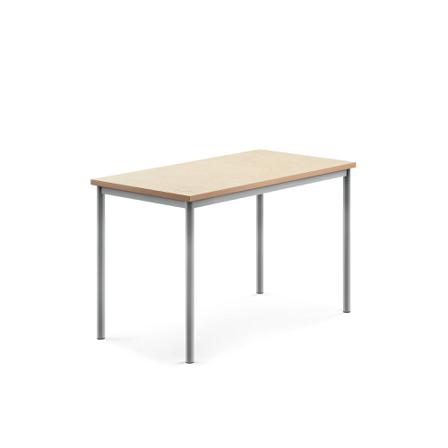 Tisch SONITUS, 1200x700x760 mm, Linoleum beige, alugrau