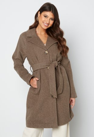 SELECTED Milan Wool Coat Caribou Klær