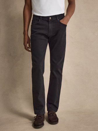 John Henric Men's Schwarz Jeans Slim Fit Size 28