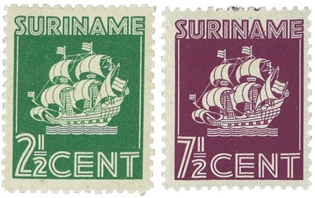 Suriname 1941 - NVPH 195/96 - Ubrugt