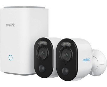 Reolink-Home Hub with 2x Argus 3E+64GB-2 overvåkningskameraer med Home Hub -Smart home-Overvåkningskameraer