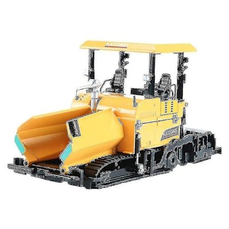 Alloy Diecast Paver Maskine Asfaltbelægning Motorvej Byggebil 1:40 Ingeniørkøretøj Mode