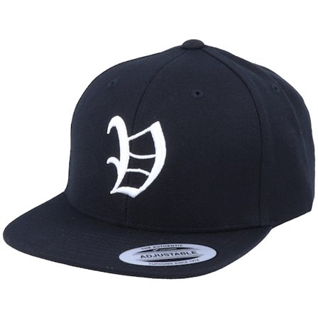 Kiddo Cap - Black - snapback - Cap - Kids V Letter 3D Black Snapback - Hatstore
