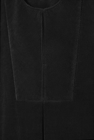 COS Sztruksowa Sukienka Mini Z Plastronowym Przodem in Czarny