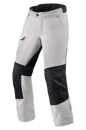 Motorradhose REV'IT! Convergent H2O Silber/Schwarz XXL lang
