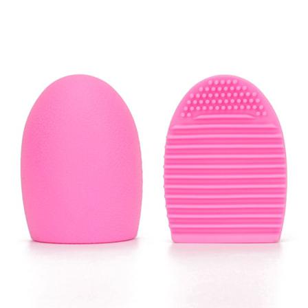 Rengöring Kosmetisk Makeup Brush Foundation Silikonrengöring Rosa 3 St