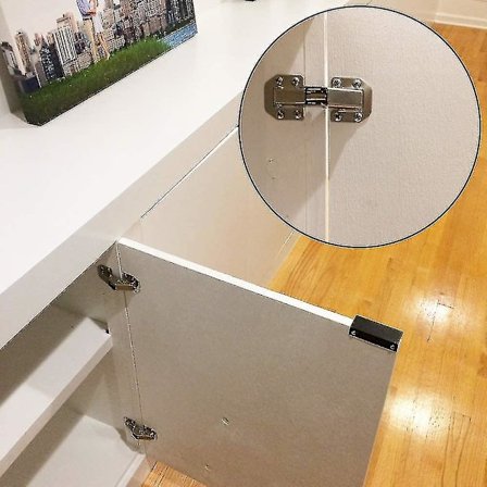 4 stk skap hengsler kjøkken skap hengsel myk lukking 90 grader full overlay