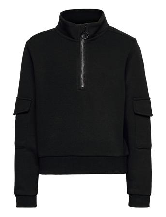 Nlfduci Ls Half Zip Sweat Black LMTD
