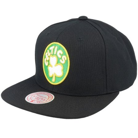 Mitchell & Ness - NBA Svart snapback Keps - Boston Celtics Core Basic Black Snapback @ Hatstore