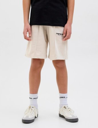 Jack & Jones Jpstvesterbro Sweat Shorts Gms Sn Jnr - Cream - 152
