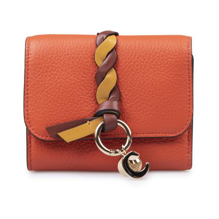 Chloé, Wallets ; Cardholders Pomarańczowy, Kobieta, Rozmiar: ONE Size