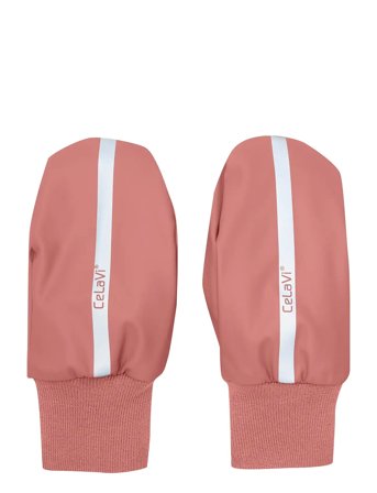 Pu Padded Mittens Pink CeLaVi