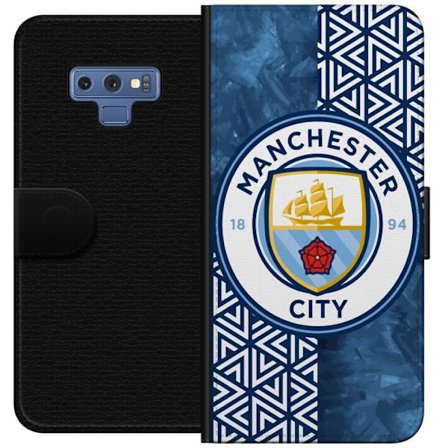 Kompatibel Tegnebogsetui til Samsung Galaxy Note9 Man City emblem