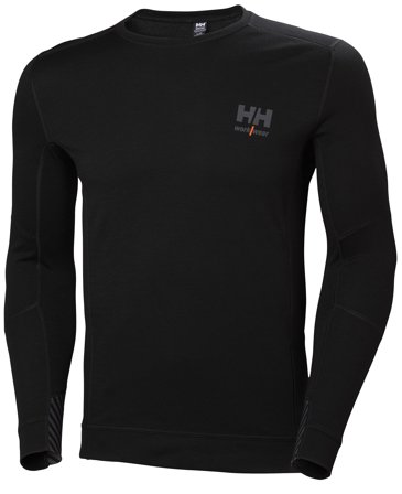 Helly Hansen Workwear Lifa Merino 75106-990 Undertröja svart L, Arbetskläder