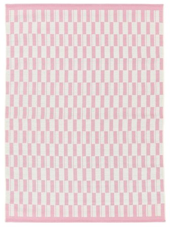 Pino Indoor/Outdoor Rug Washable 300X400 Large Pink/White