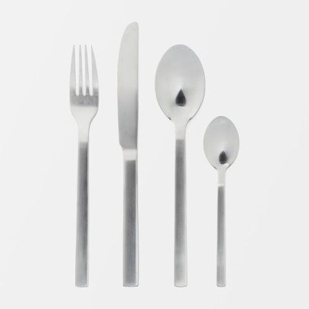 Åhléns Home Borstat bestickset STRAIGHT 16 delar Bestick Silver ONESIZE