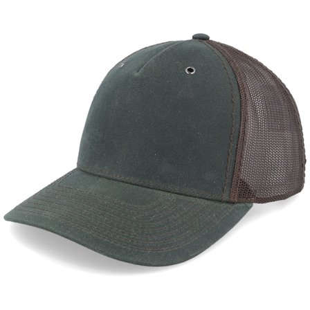 Richardson - Grønn trucker Caps - 112wh Hawthorne Split Dark Olive/Coffee Trucker @ Hatstore