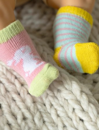 Micki Leksaker Strumpor 2-Pack 36-41 Cm - Multi/patterned - ONE SIZE