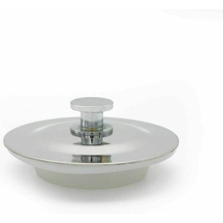 Badekar silikoneprop, hvid afløbsprop, højkvalitets afløbsprop i rustfrit stål, egnet til badekar og svømmebassiner