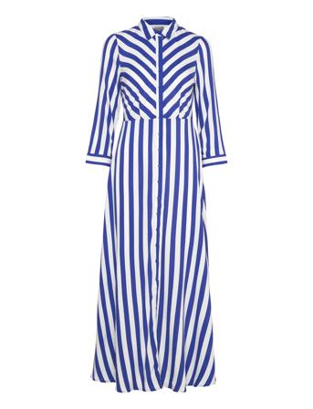 Yassavanna Long Shirt Dress S. YAS Blue