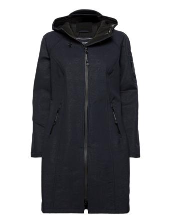 Long Raincoat Outerwear Rainwear Rain Coats Sininen Ilse Jacobsen