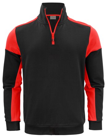 Printer Prime Halfzip Tröja Svart;Röd, Kläder