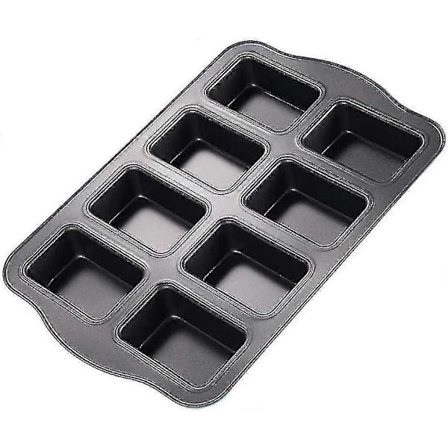 Mini Brødform, 8-hulrom Non-stick Form, Bakeutstyr