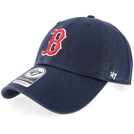 47 Brand - Azul unconstructed Gorra - Boston Red Sox Boston Red Sox Clean Up Navy Dad Cap @ Hatstore